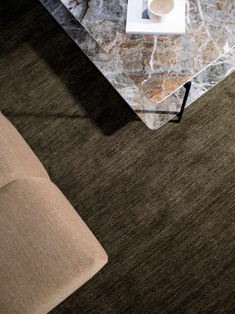 Diva Hand Knotted Wool Rug | Espresso - Enquire for availability