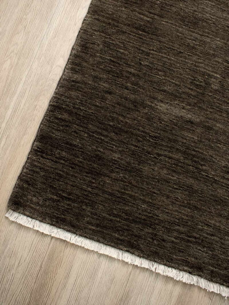 Diva Hand Knotted Wool Rug | Espresso - Enquire for availability