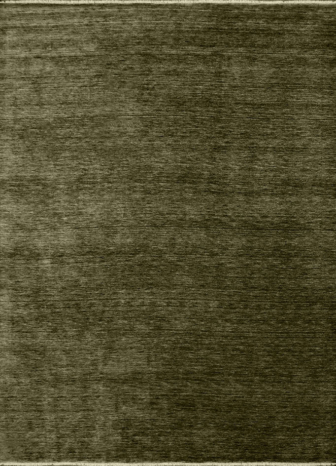 Diva Hand Knotted Wool Rug | Olive - Enquire for availability