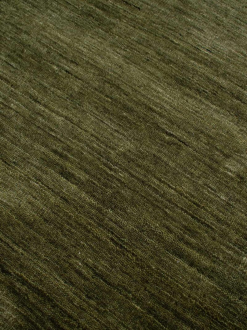 Diva Hand Knotted Wool Rug | Olive - Enquire for availability