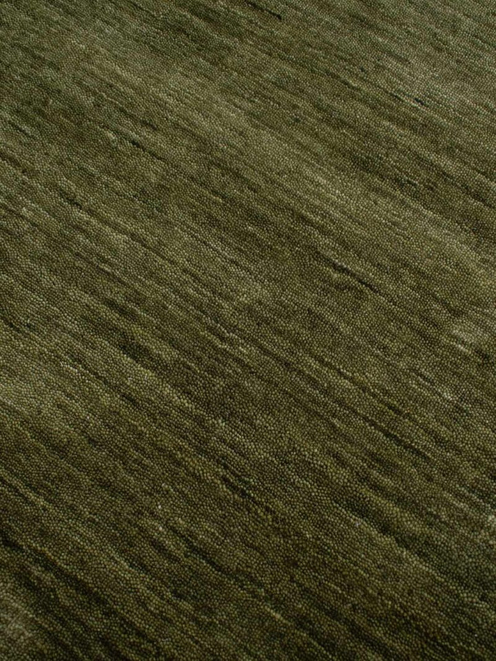 Diva Hand Knotted Wool Rug | Olive - Enquire for availability