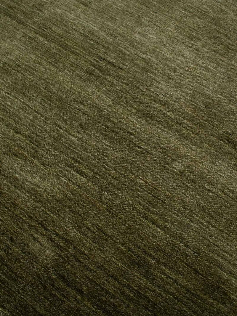 Diva Hand Knotted Wool Rug | Olive - Enquire for availability