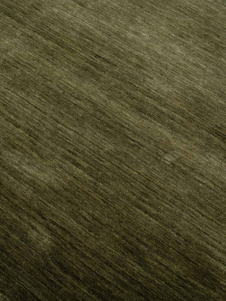 Diva Hand Knotted Wool Rug | Olive - Enquire for availability