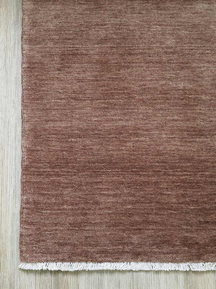 Diva Hand Knotted Wool Rug | Berry - Enquire for availability