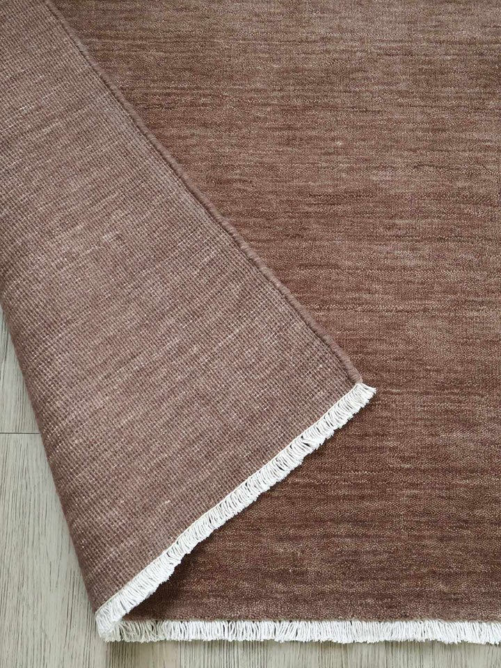 Diva Hand Knotted Wool Rug | Berry - Enquire for availability