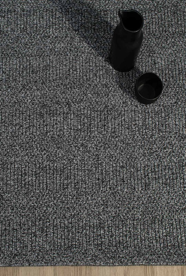 Drake Rug | Charcoal - Enquire now for availability