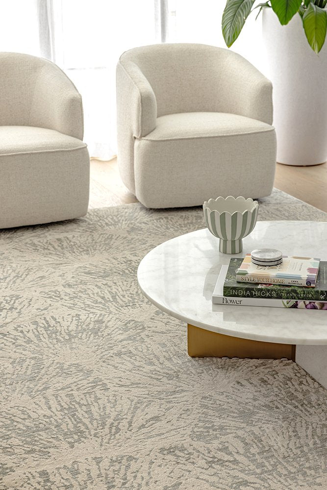 Emma Blomfield Pume Rug | Frost