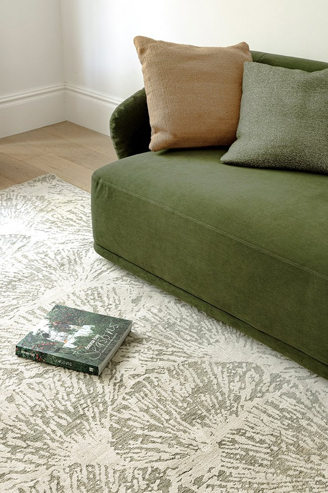 Emma Blomfield Plume Rug | Moss