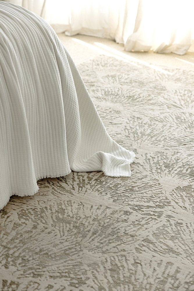 Emma Blomfield Plume Rug | Moss