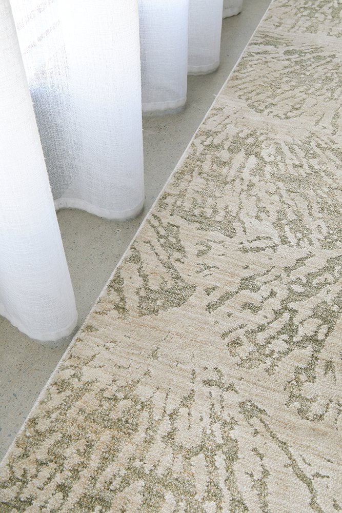 Emma Blomfield Plume Rug | Moss