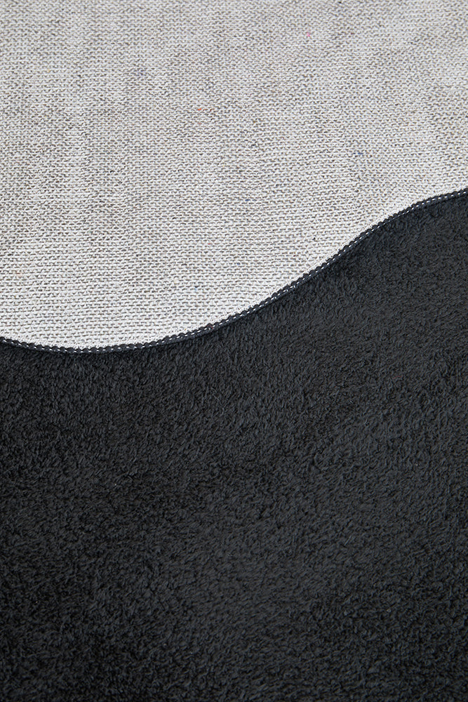 Evelyn Black Runner Rug