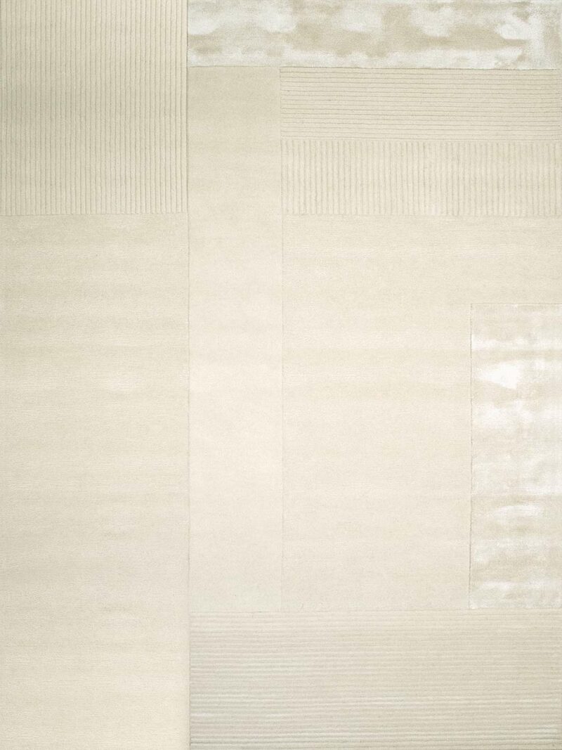 Foster Alpine Rug | Ivory/White - Enquire for availability