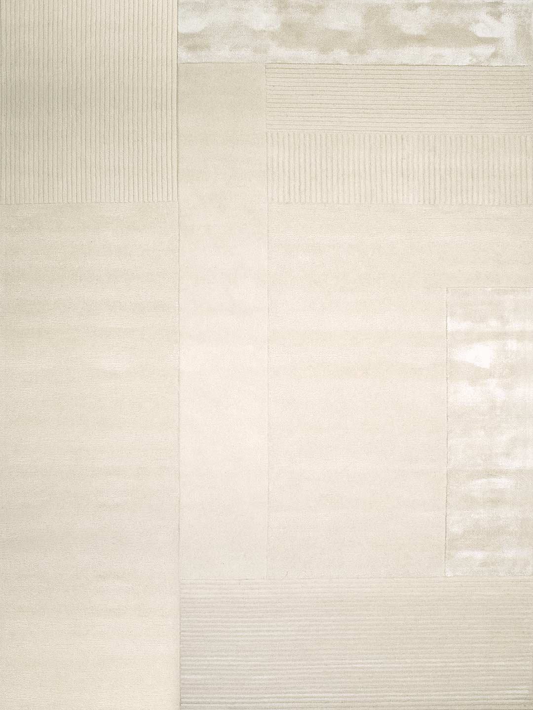 Foster Alpine Rug | Ivory/White - Enquire for availability