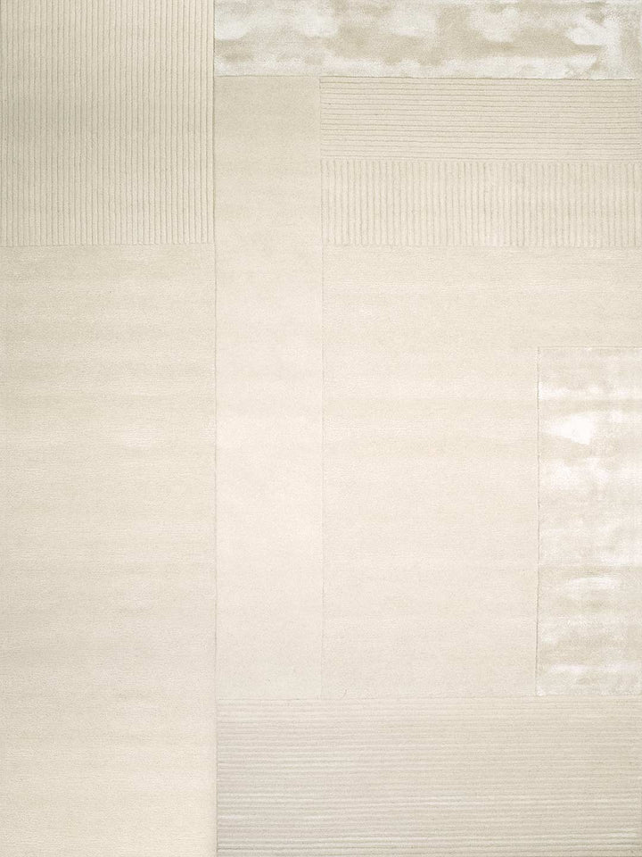 Foster Alpine Rug | Ivory/White - Enquire for availability