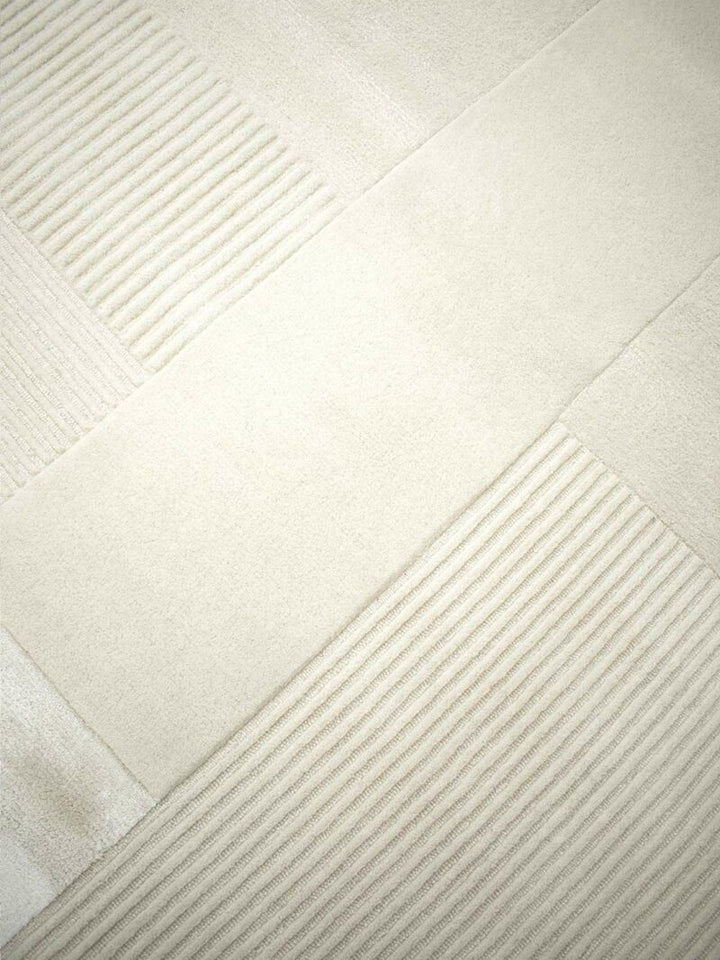 Foster Alpine Rug | Ivory/White - Enquire for availability