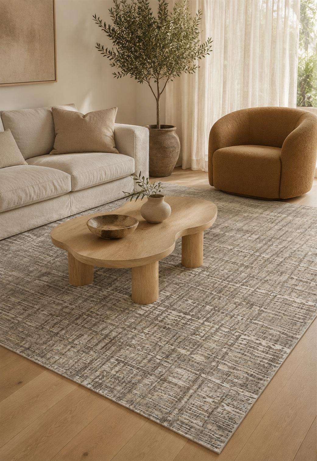 Franklin Hessian Rug