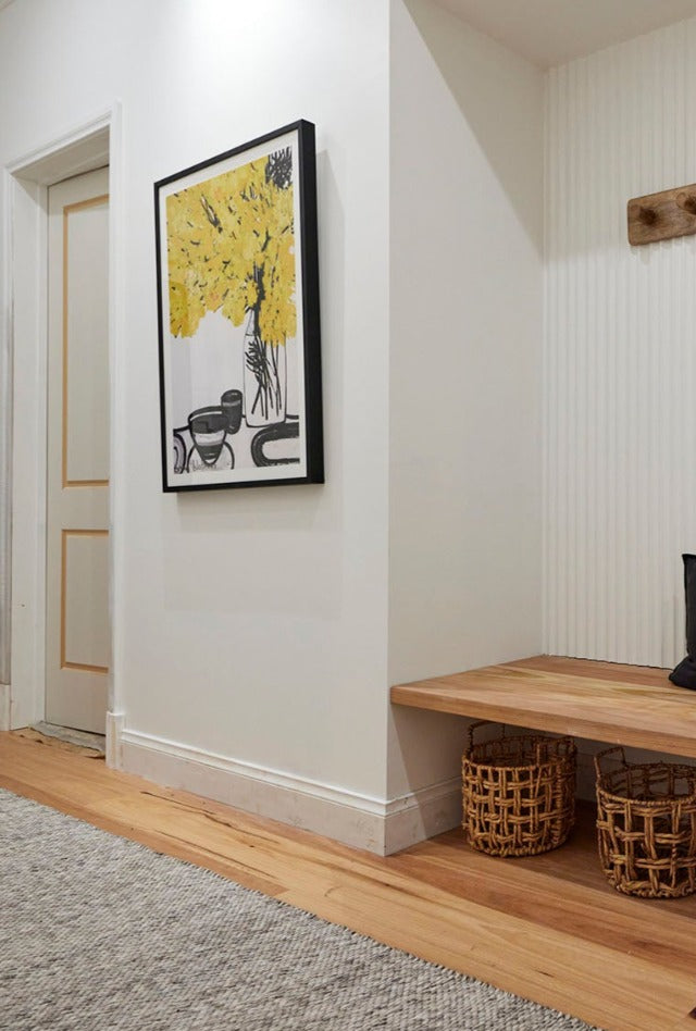 Dropletts Off White & Beige Handmade Wool Hall Runner | Custom Cut Length x 80 cm wide | $95 per metre - ETA Late Nov '25