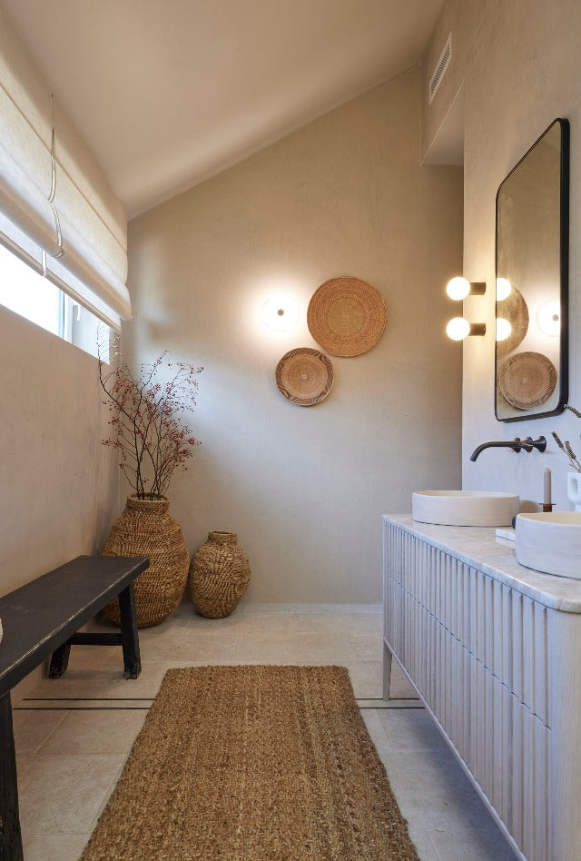 Herringbone Jute Rug | Natural Silver