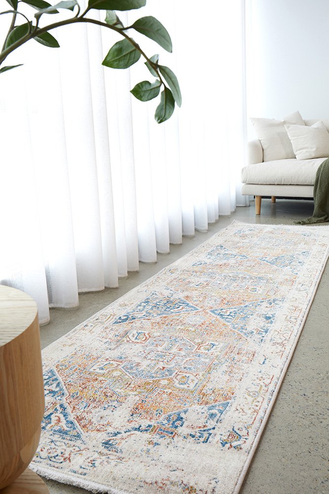 Heriz Ivory Runner