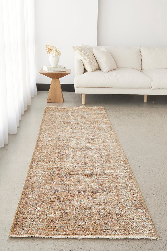 Heritage 02 Bark Runner Rug