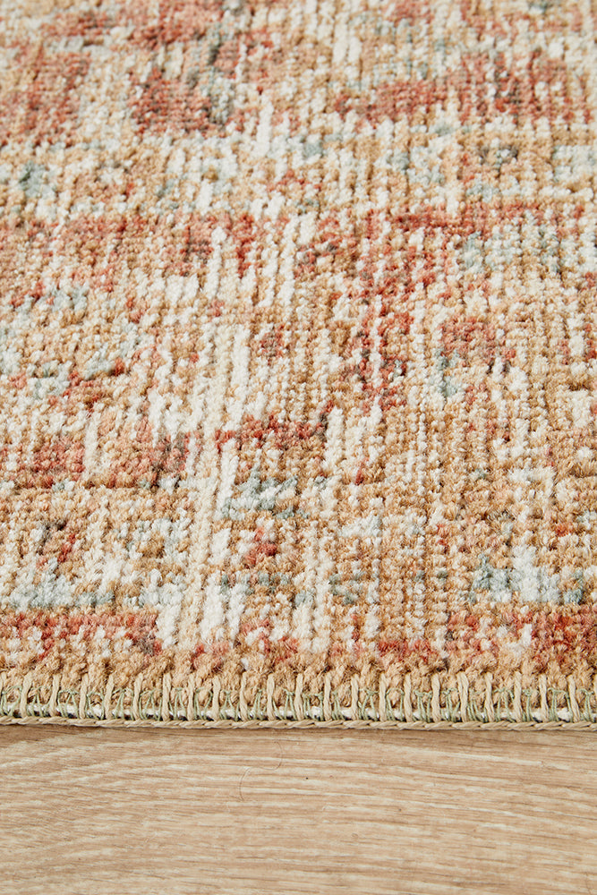 Heritage 03 Brick Runner Rug