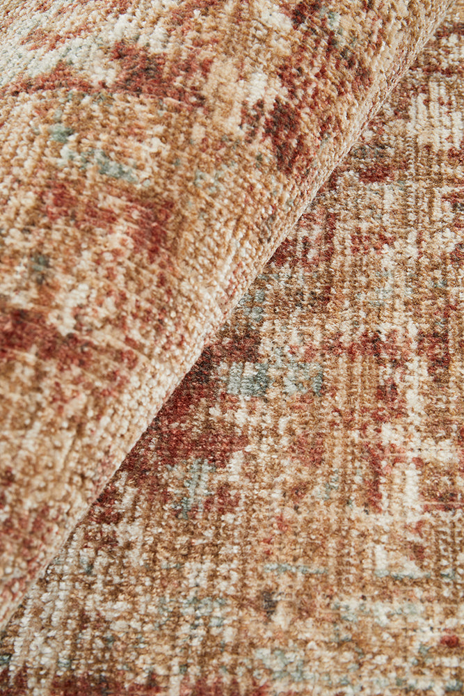 Heritage 03 Brick Runner Rug