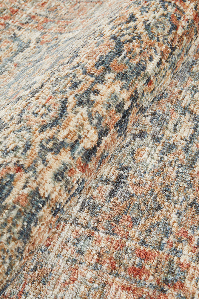 Heritage 12 Blue Runner Rug