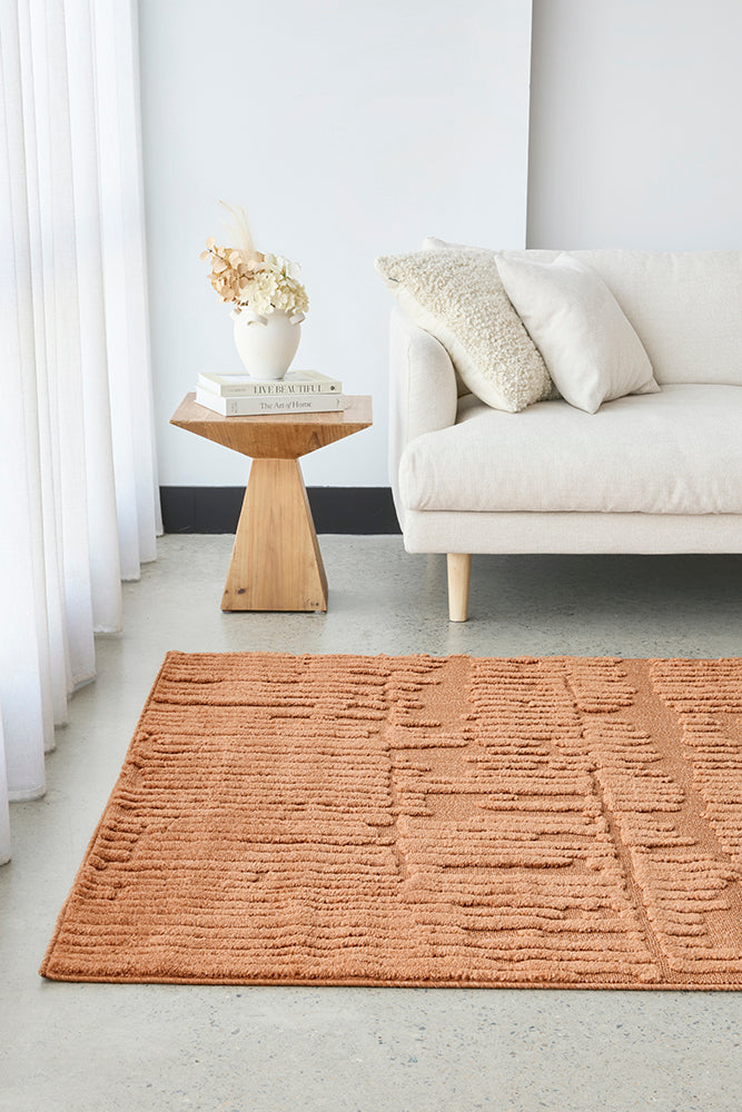 Haven Aliya Rust Rug