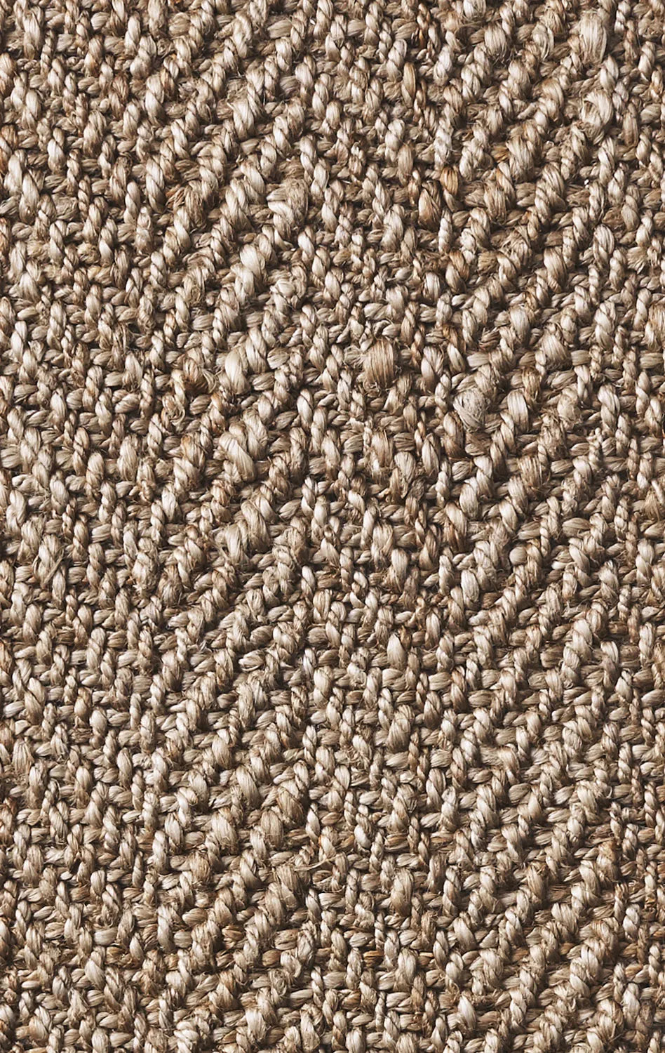 Herringbone Jute Rug | Natural Silver