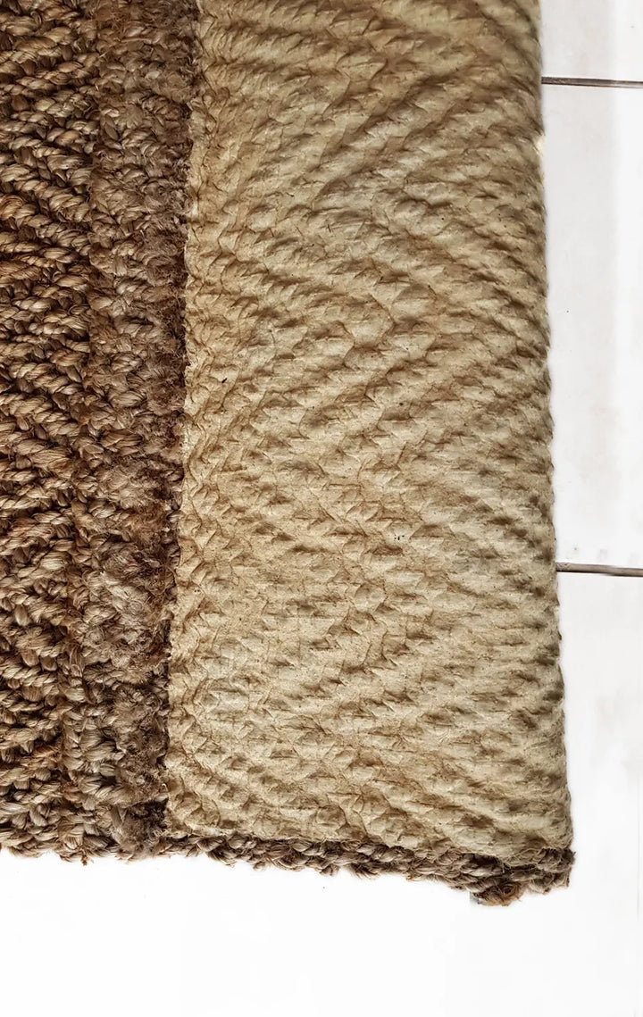 Herringbone Jute Rug | Natural Silver