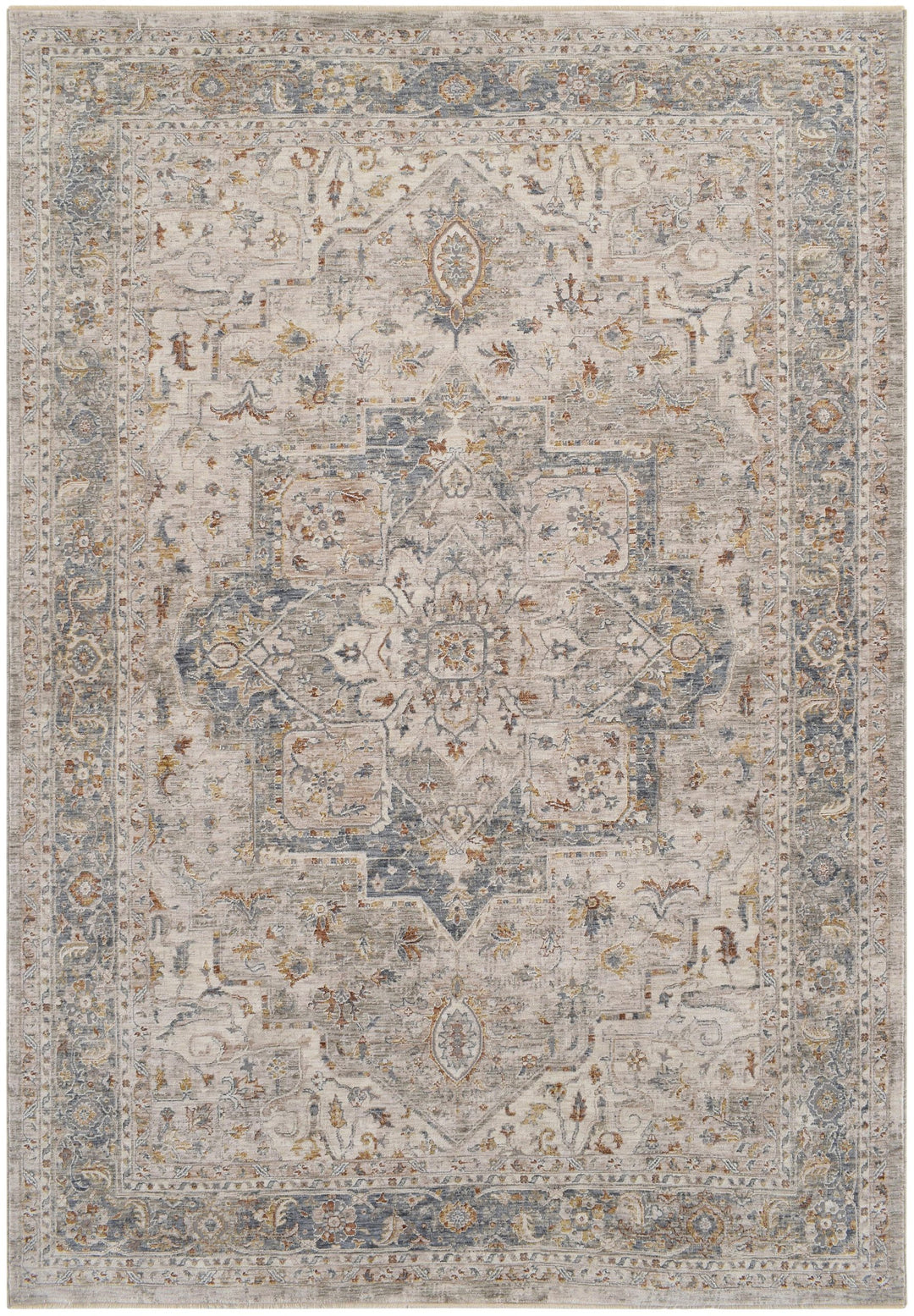 Lynn 522 Rug - Beige & Grey