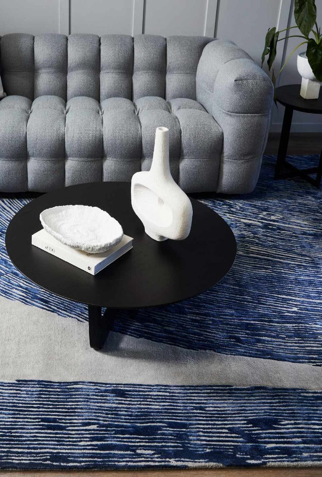 Niagara Rug | Grey & Blue