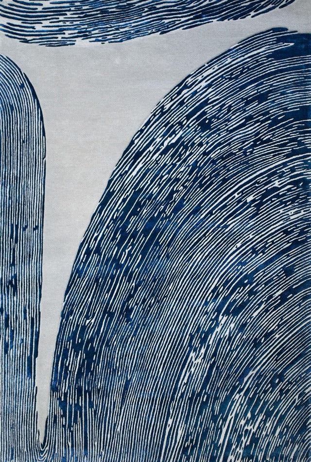 Niagara Rug | Grey & Blue