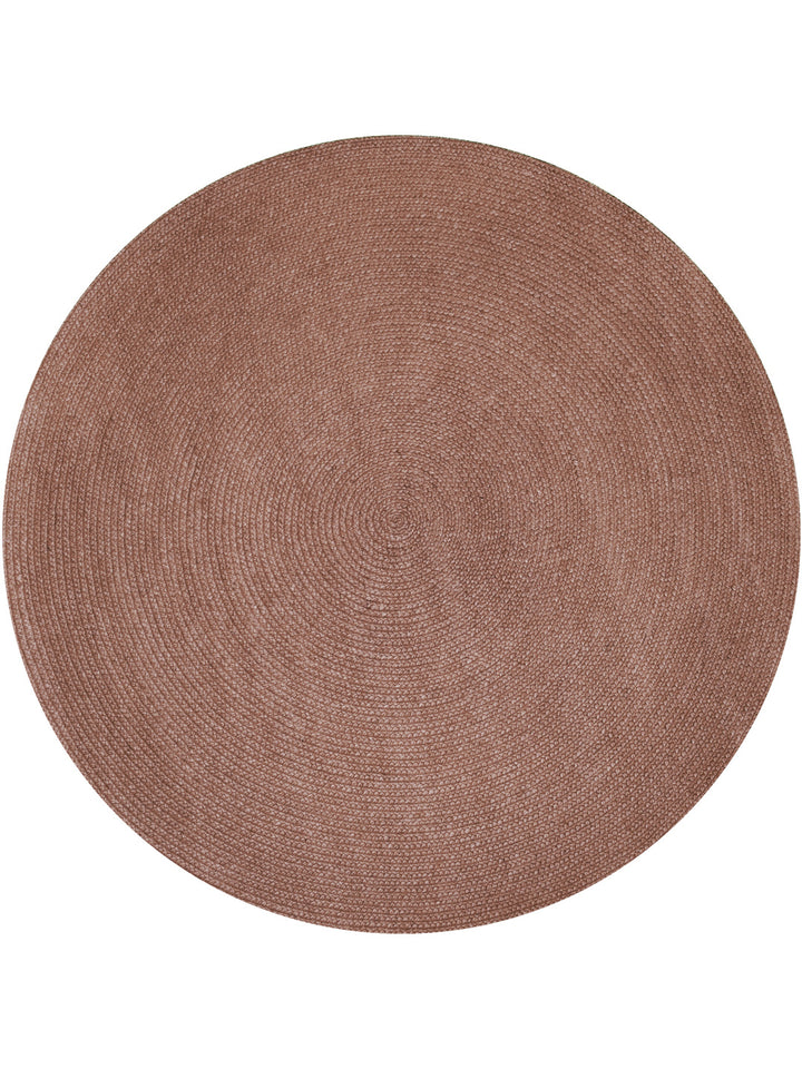 Paddington Hand Braided Round Rug | Berry