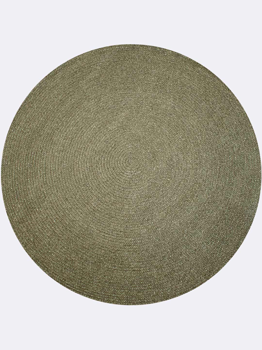 Paddington Hand Braided Round Rug | Olive - Enquire for availability | Jenny & Dylan | Hallway 2022