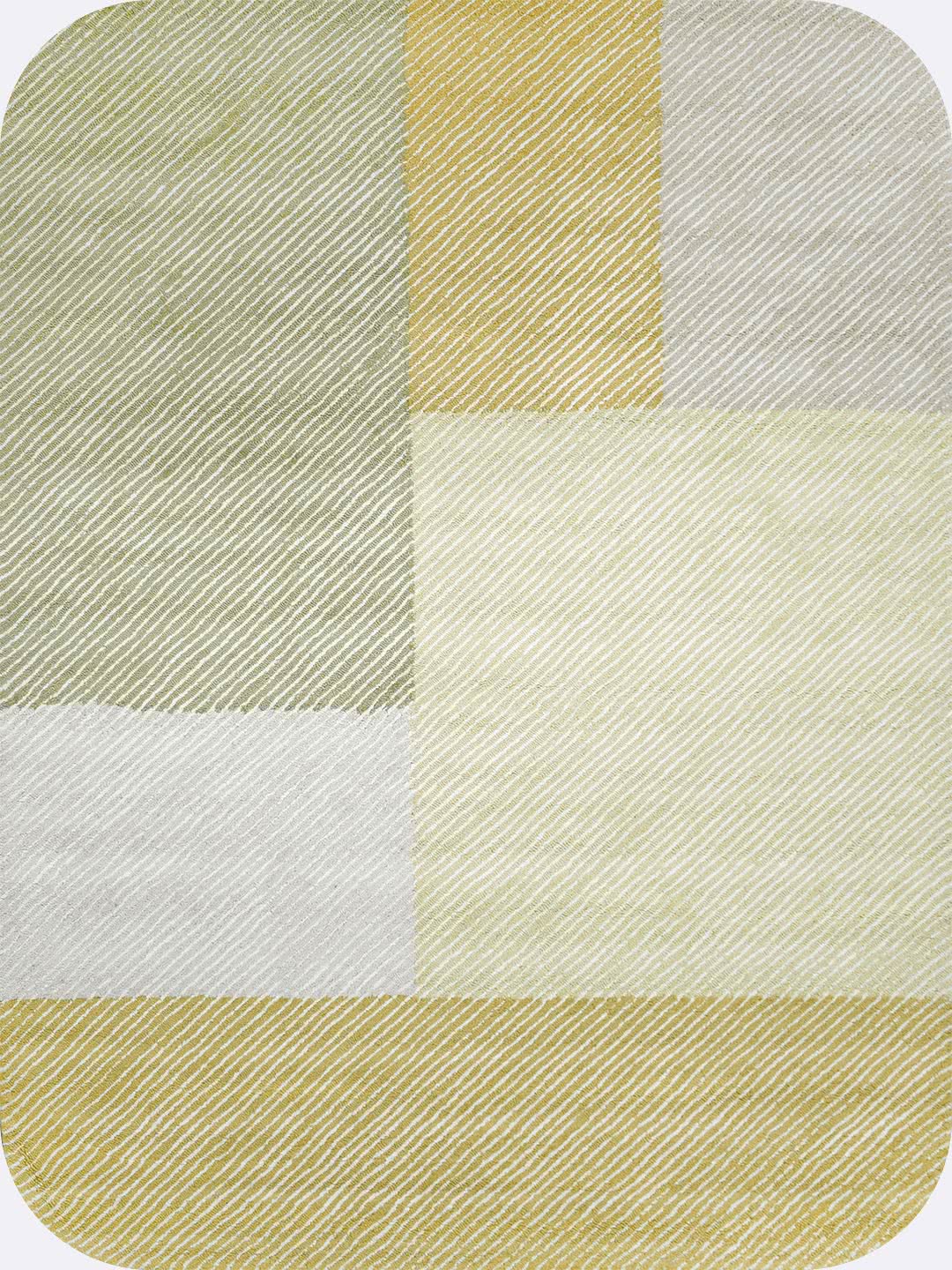 Pinstripe Handmade NZ Wool Rug | Citrus - Enquire now for availability
