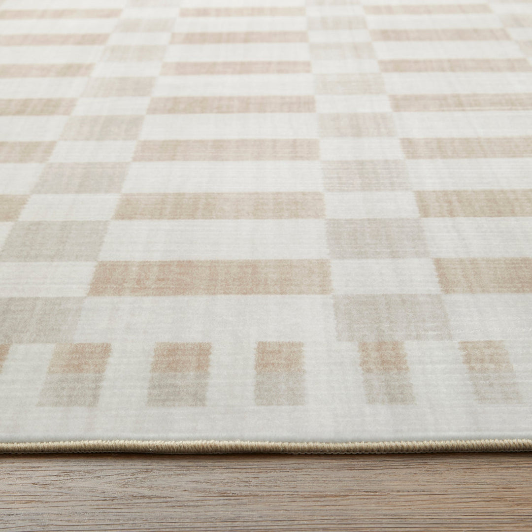 Revive Blaze Natural Washable Rug
