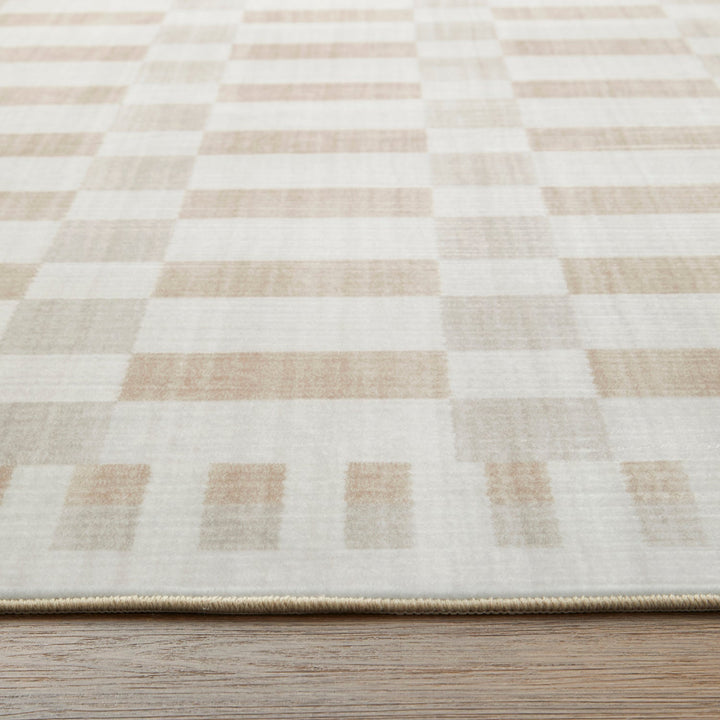 Revive Blaze Natural Washable Rug