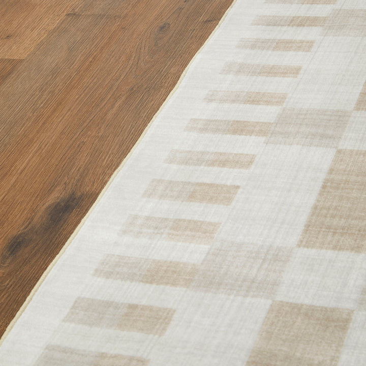 Revive Blaze Natural Washable Rug