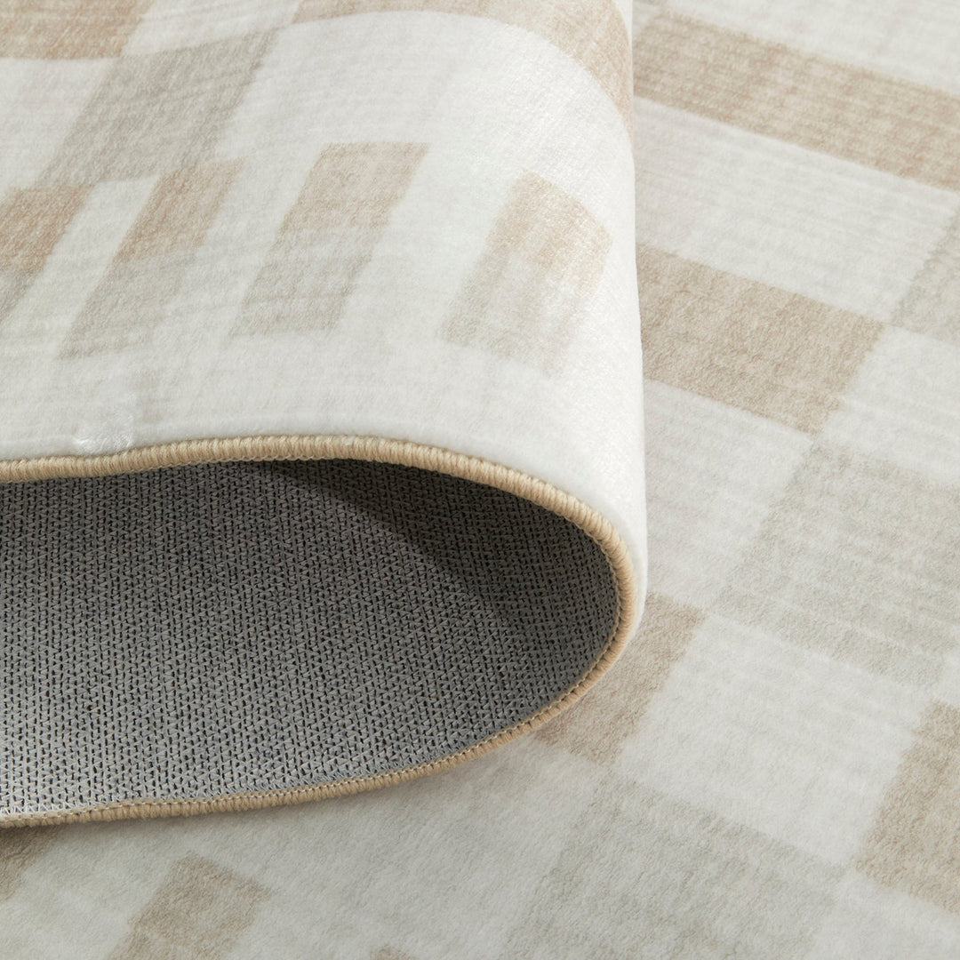 Revive Blaze Natural Washable Rug