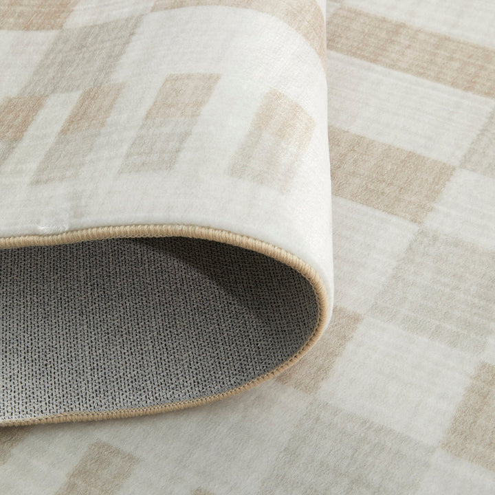 Revive Blaze Natural Washable Rug
