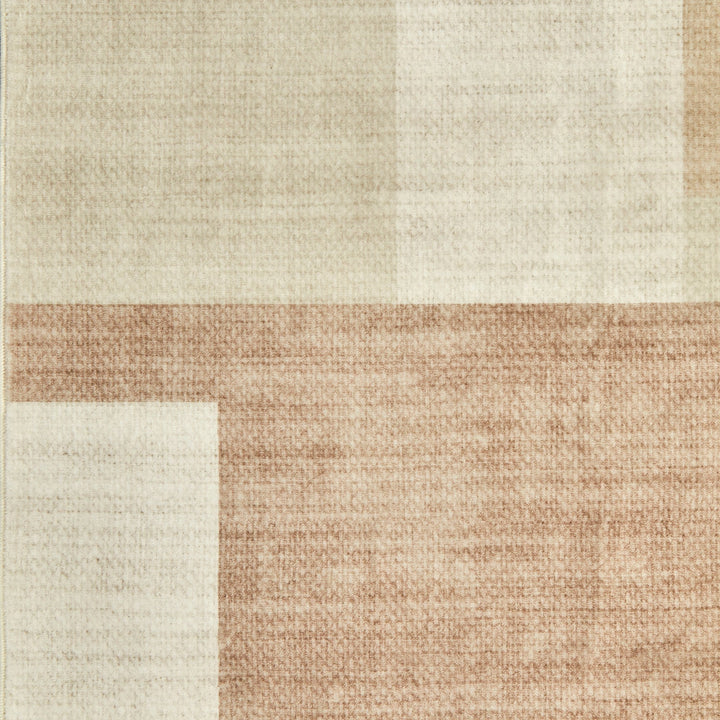 Revive Jaye Beige Washable Rug