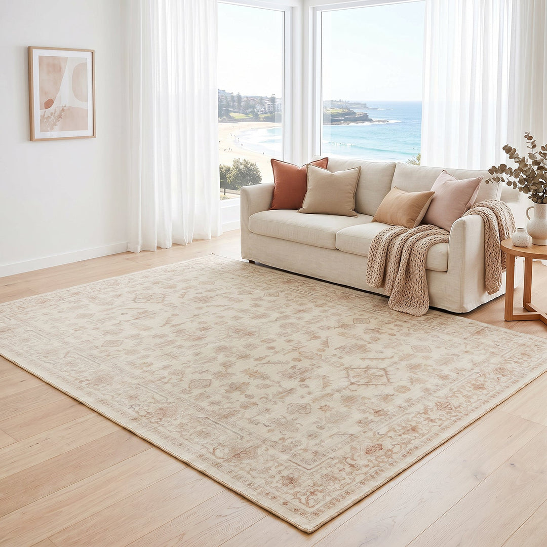 Revive Skye Natural Washable Rug
