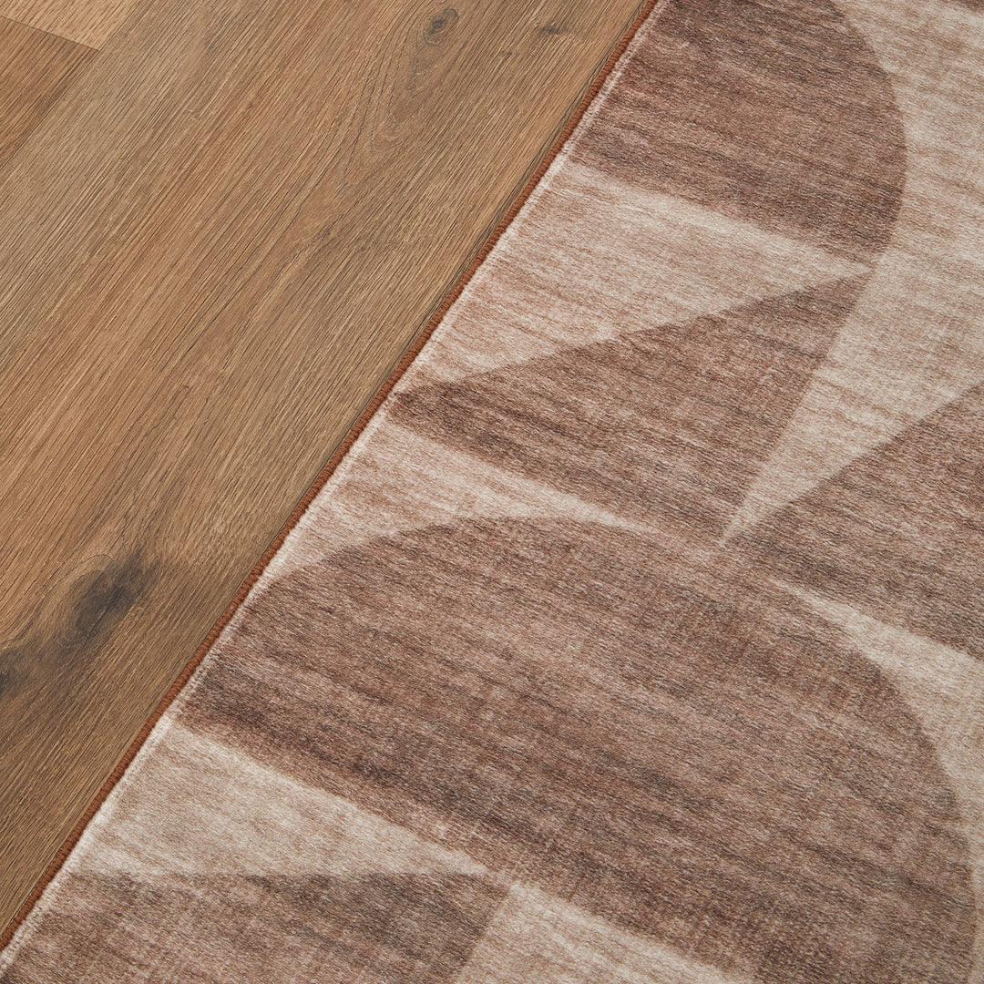 Revive Tino Brown Washable Rug