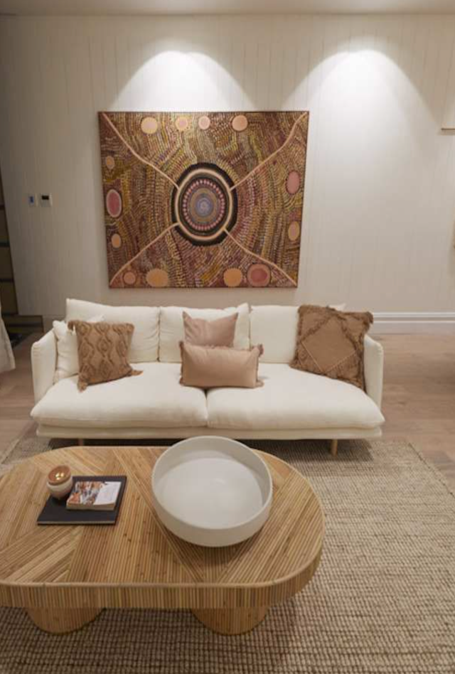 Ellora Natural Rug | Jute & Wool | Deb & Andy | Living Area 2019