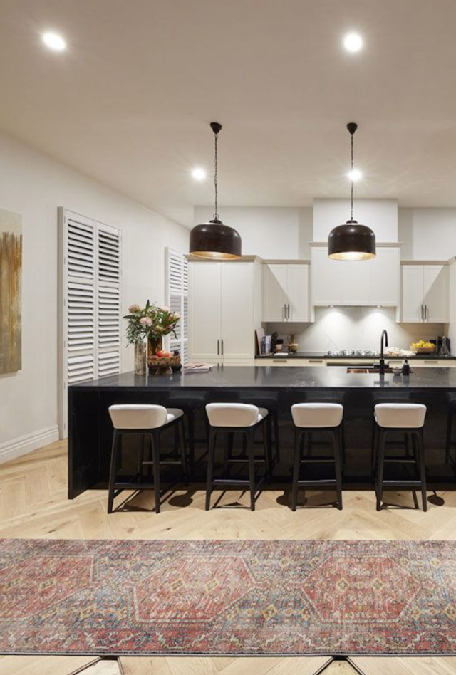 Legacy 856 Crimson Runner Rug | Sharon & Ankur Kitchen Week 2022