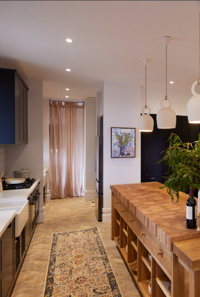 Peacock Distressed Pre-made Hall Runner | Multi | Team Scottie | Kitchen 2022