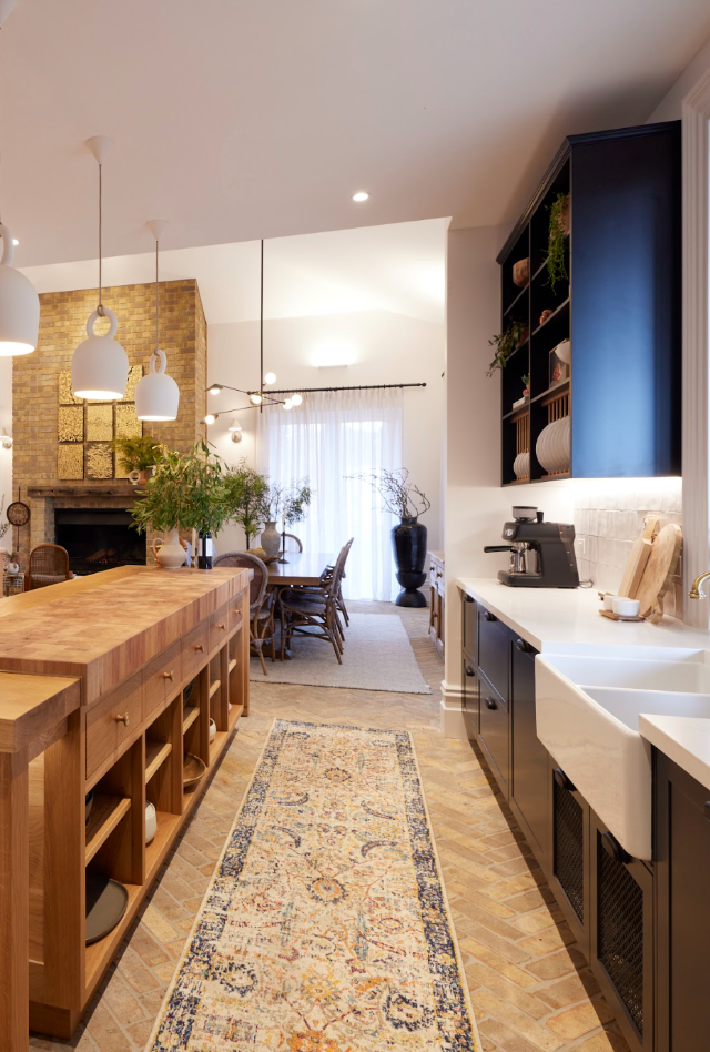 Peacock Distressed Pre-made Hall Runner | Multi | Team Scottie | Kitchen 2022