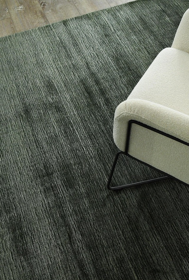 Shimmer Rug | Forest Green