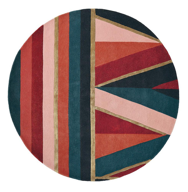 Ted Baker Sahara Round Burgundy 56105 Rug